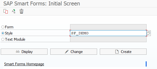 Smartforms Style