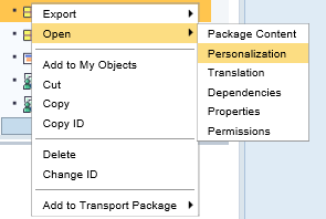 Create Transport Package