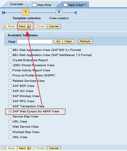 Web Dynpro iView