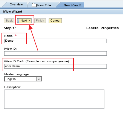 Web Dynpro iView
