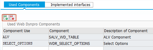 Web Dynpro Used Components