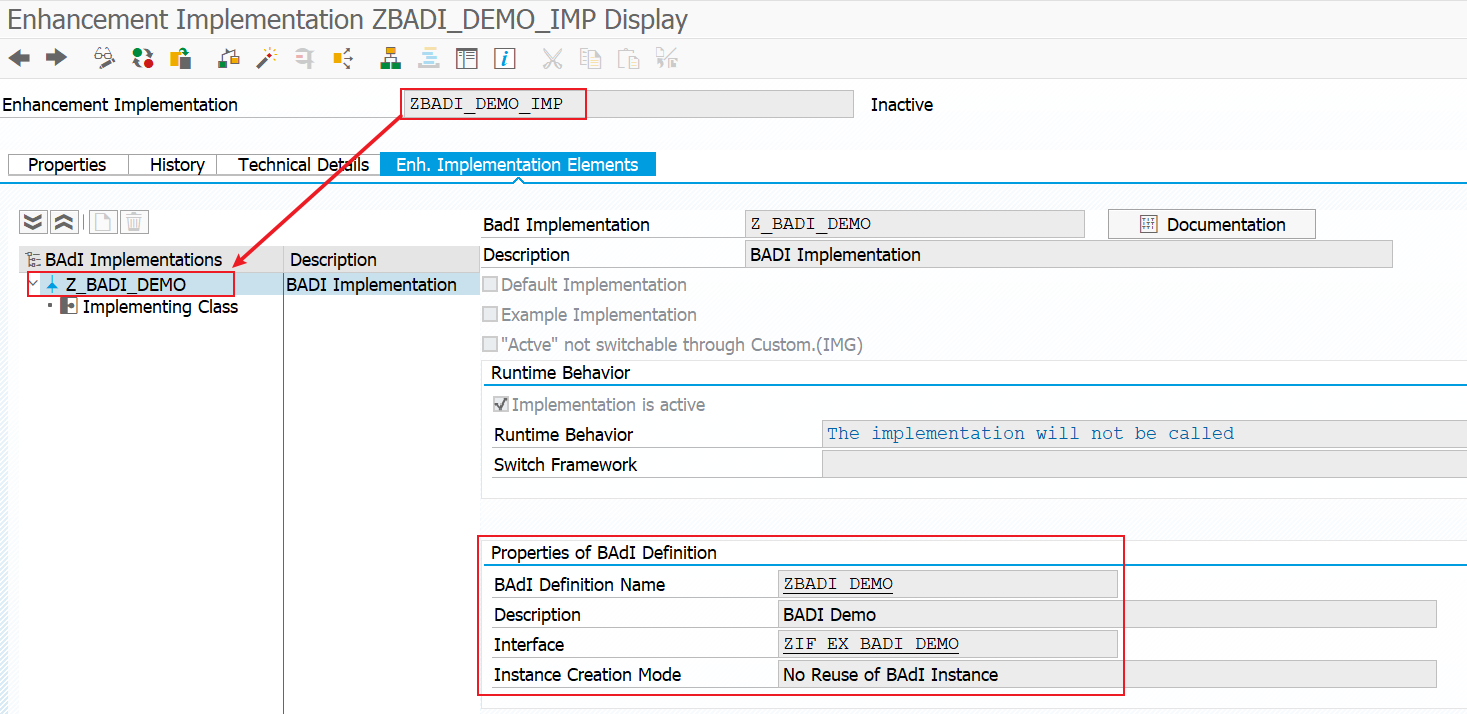 Enhancement Implementation Detail