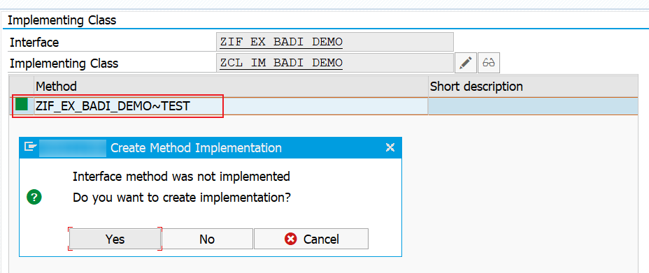 Implementing Class