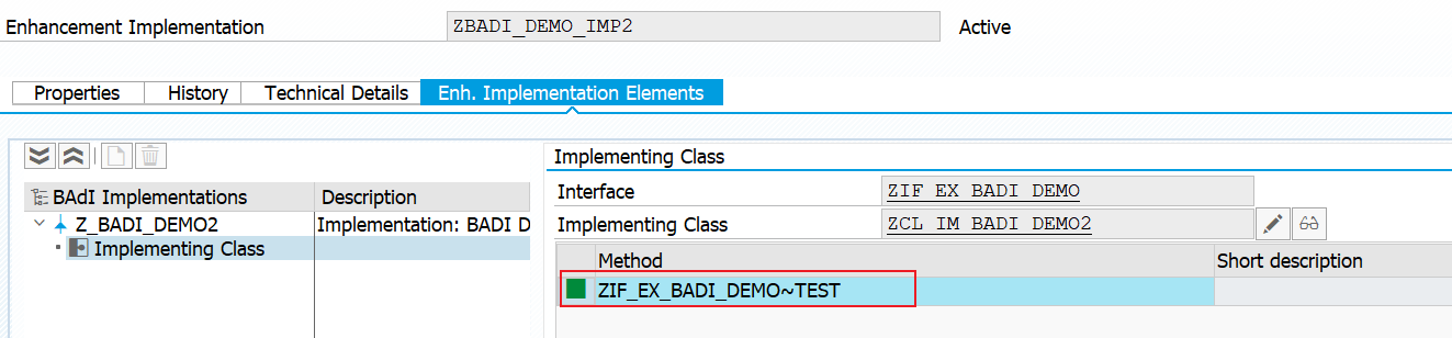 Implementing Class