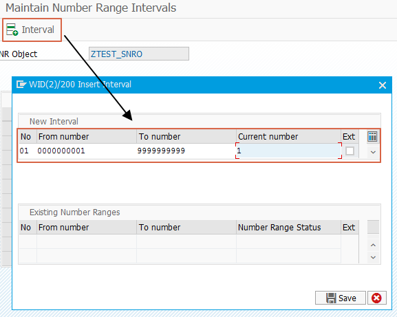 Maintain Number Range Intevals