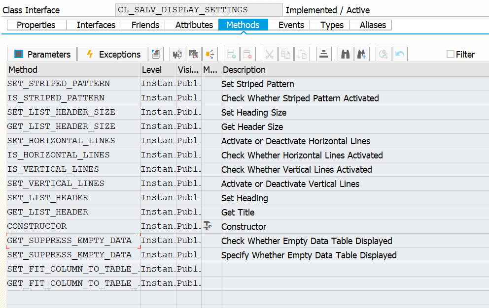 CL_SALV_DISPLAY_SETTINGS