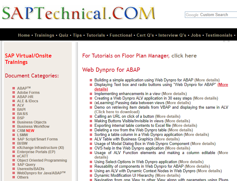 SAP Technical