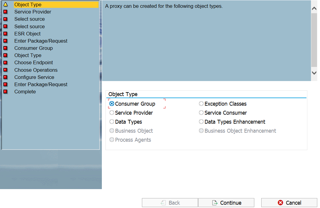 Web service-proxy client