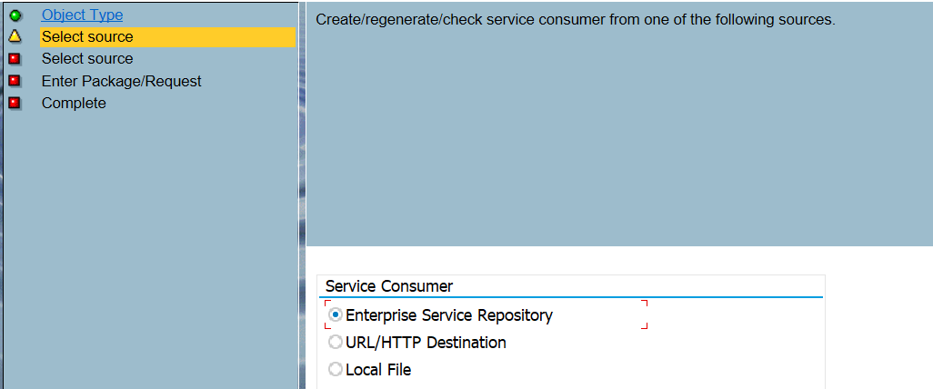 Web service-proxy client