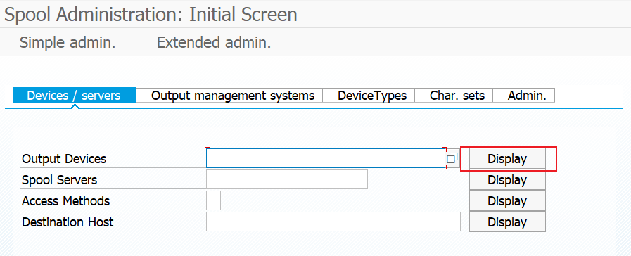 Devices servers