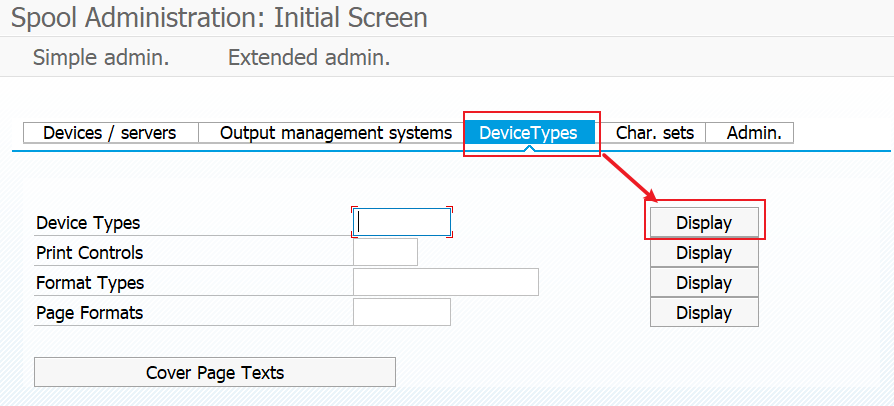 Devices types