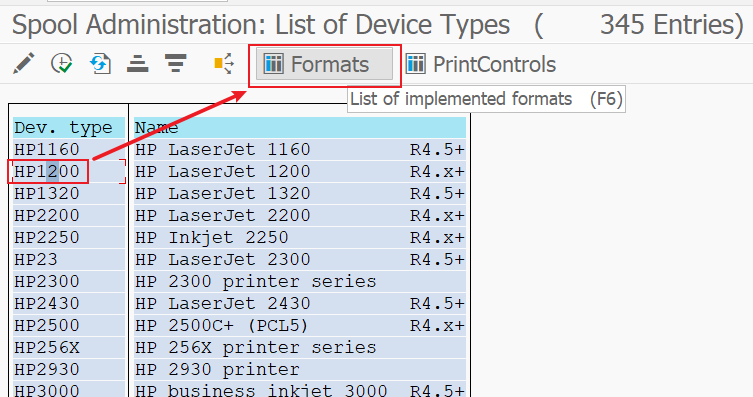 Devices types