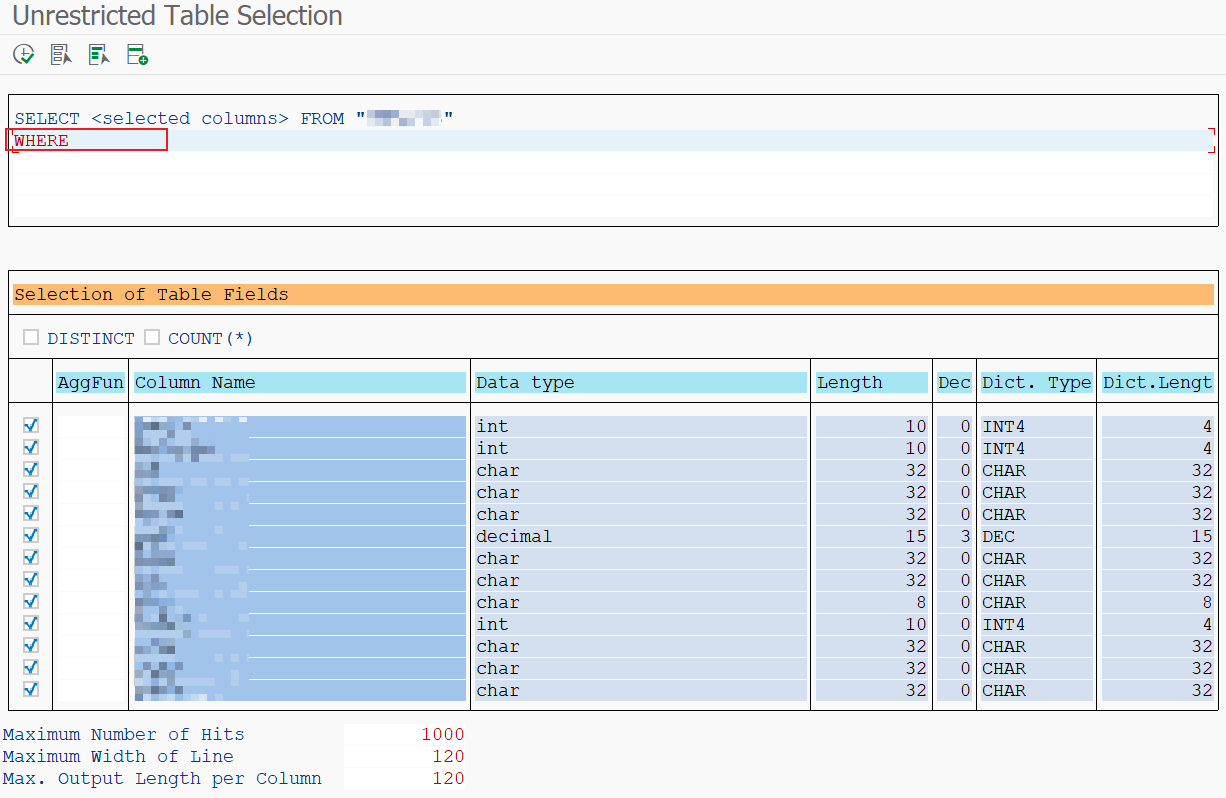 ADBC Query