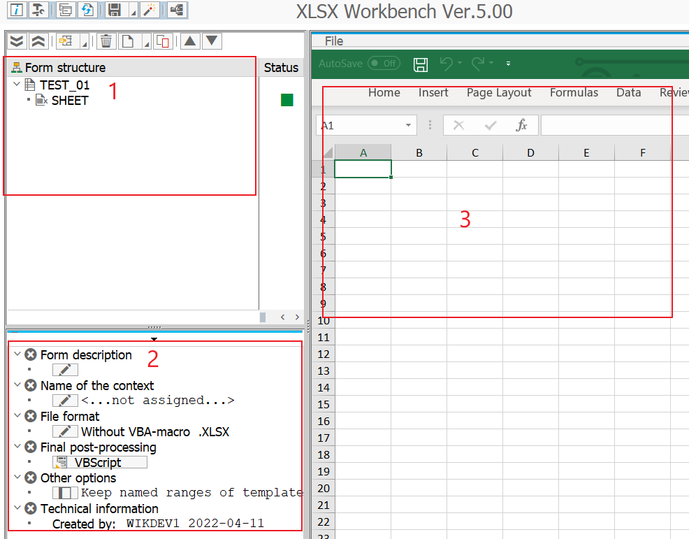 XLSX Workbench