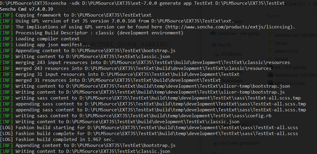 Sencha Cmd APP