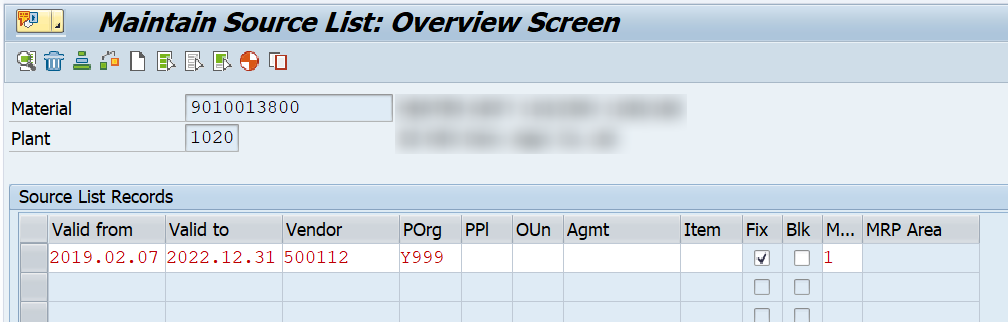 Source List