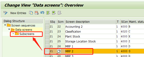 Data Screen