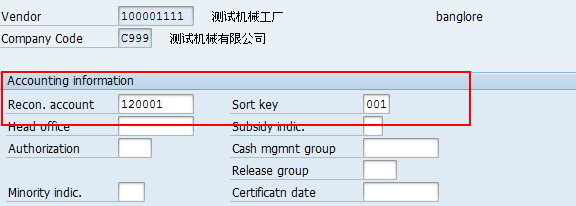 Account info