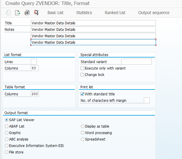 Query Details
