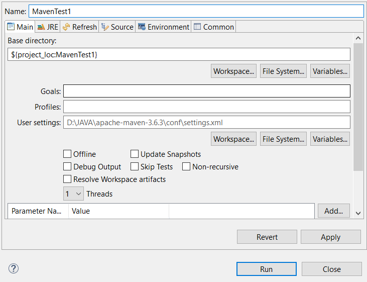 Maven Command