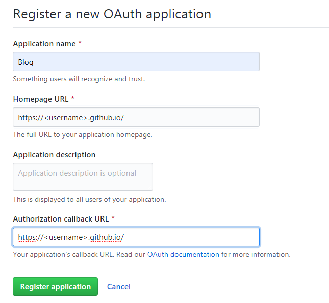 Github Application